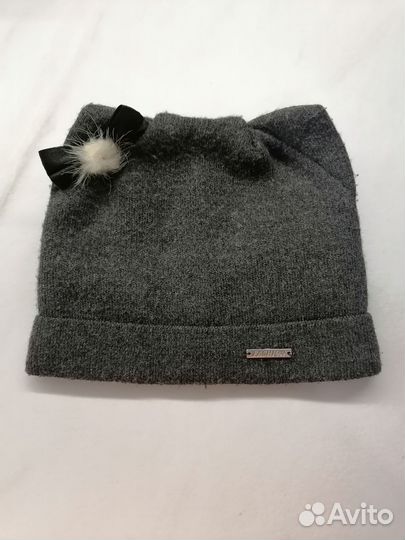 Шапочки теплые д/девочек 5-8 лет