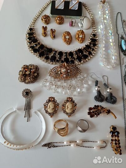 Винтажные украшения. Клипсы, ожерелья, бусы СССР