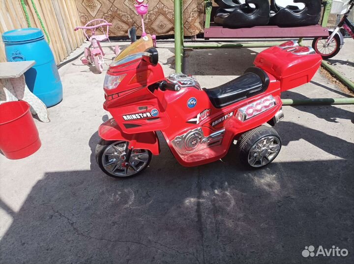 Детский мотоцикл на аккумуляторе бу