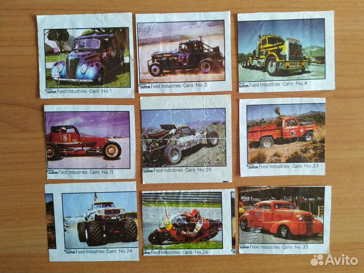 Вкладыши редкие