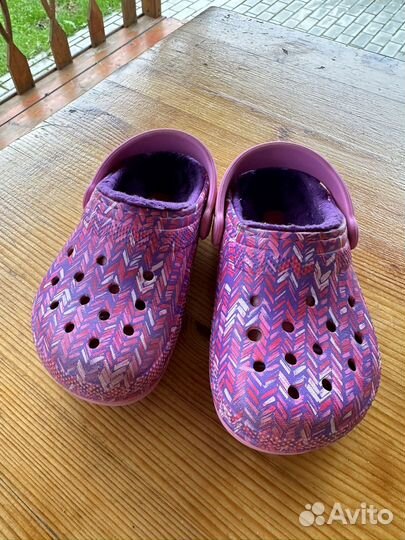 Crocs сабо утепленные