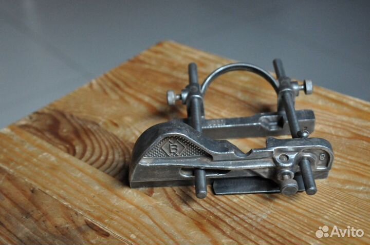 Старинный рубанок шпунтубель Воскова СССР