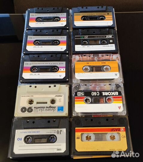 Редкие Аудиокассеты в коллекцию 10шт