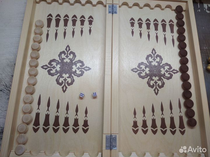 Шахматы + Нарды + Шашки, 3в1. Новые