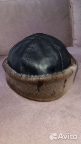 Норковая шапка мужская