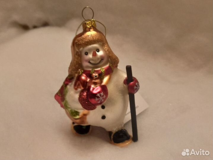Новая елочная игрушка. Снеговик