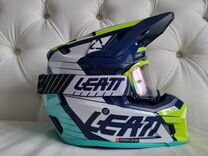 Новый Шлем Leatt 7.5 Navi Blue Wave + очки