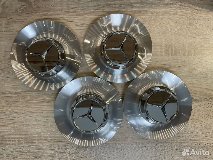 Колпак Mercedes AMG серебристый original 163 мм