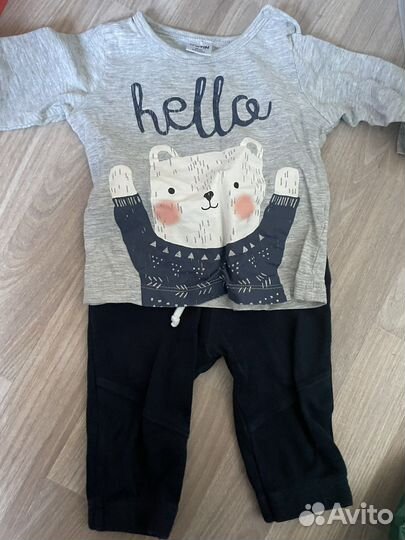 Вещи пакетом на мальчика с 3-9 мес