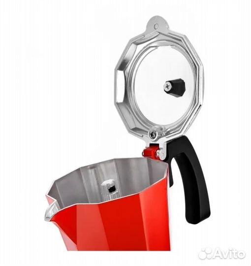 Гейзерная кофеварка новая