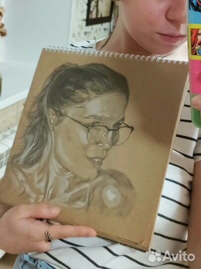 Портрет по фотографии (графика)