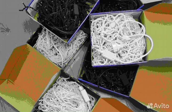 Гирлянда бахрома 25м