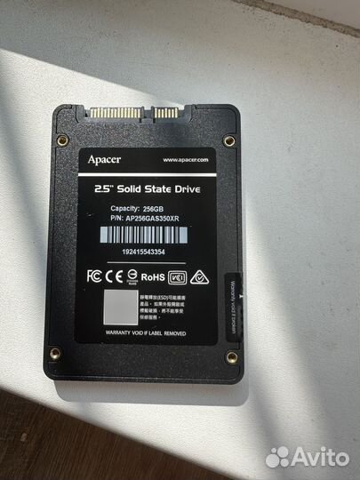 Ssd 256gb почти новый