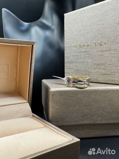 Золотое кольцо bvlgari zero 585