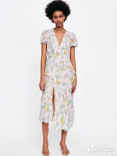 Платье Mango в цветок