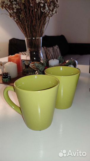 Чайные чашки керамика 2 шт