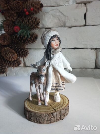 Ватные елочные игрушки