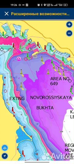 Карта глубин для рыбалки