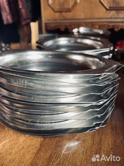 Тарелки Нержавейка СССР 300 шт
