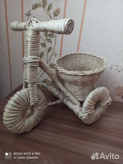 Кашпо-велосипед