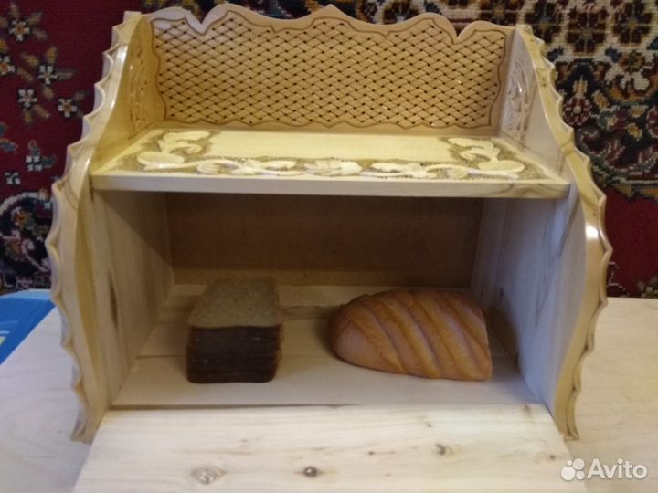 Хлебницы и шкатулки ручной работы - резьба