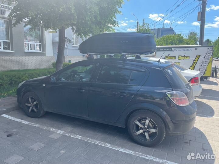 Автобокс Turino-1 410 литров черный на Astra