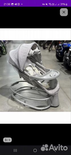Электрокачели для новорожденных 3 в 1
