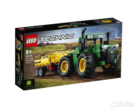 Lego Technic 42136 John Deere 9620R(новый)