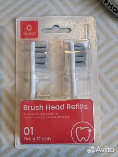 Комплект сменных насадок для зубных щеток Oclean