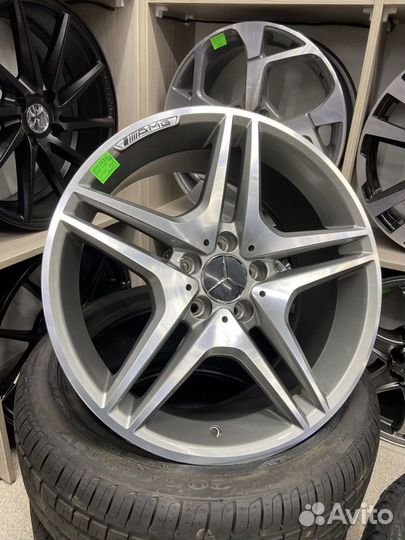 Mercedes Benz r18 5*112 матовый графит стиль 221