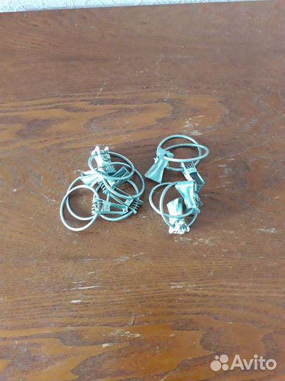 Советские винтажные зажимы и кольца для штор