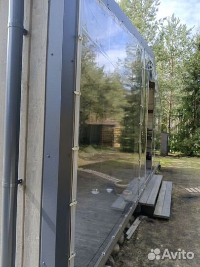 Мягкие окна для беседки / расчет по фото