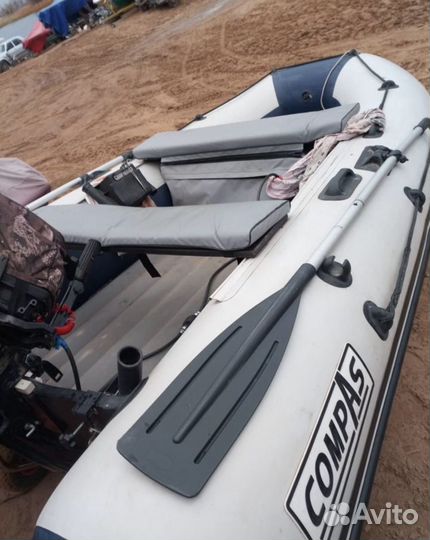Лодка пвх с мотором 9.9 бу