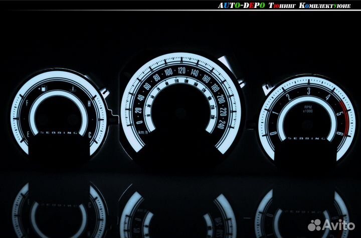 Chrysler PT Cruiser (06-10) тюнинг шкалы приборов