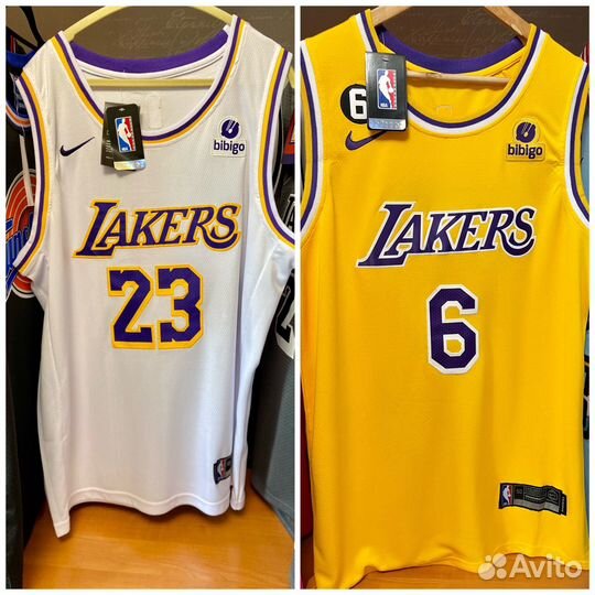 Баскетбольная джерси майка James Lakers