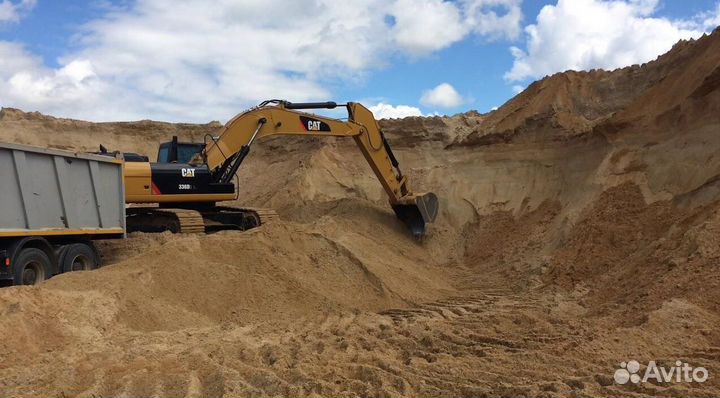 Песок карьерный