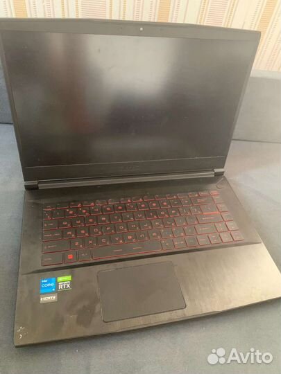 Игровой ноутбук msi gf 63