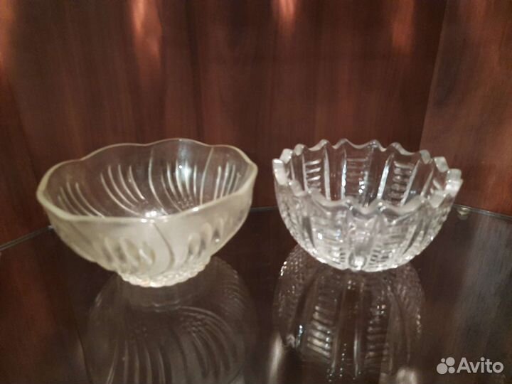 Хрусталь советский салатники