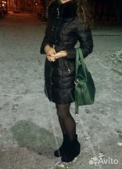 Пуховик зимний женский 40