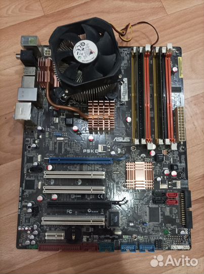 Материнская плата с процессором 775