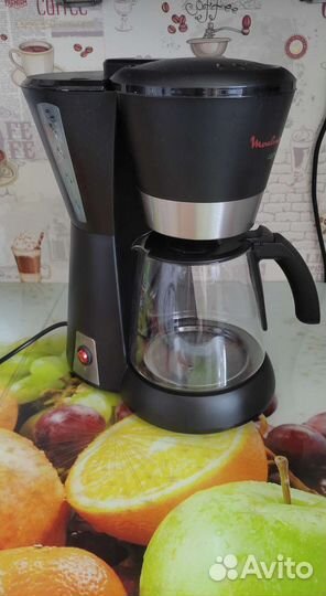 Кофеварка капельная moulinex type fg211