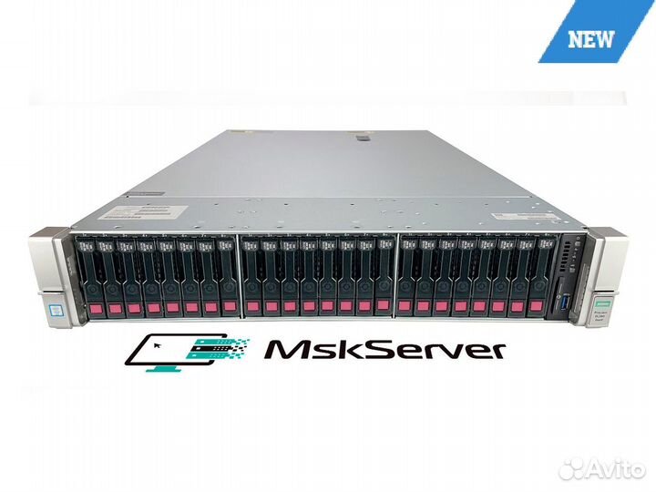 Сервер HP DL380 Gen9 24xSFF 2x E5-2687Wv3 16Gb