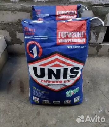 Наливной пол юнис 20 кг