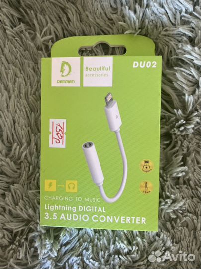 Переходник apple 3.5 aux