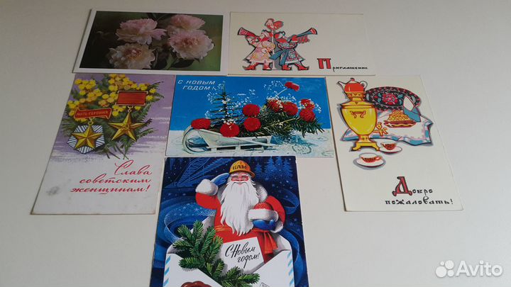 Открытки СССР чистые
