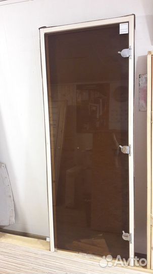 Дверь для сауны и бани из стекла 8мм 1900х700мм