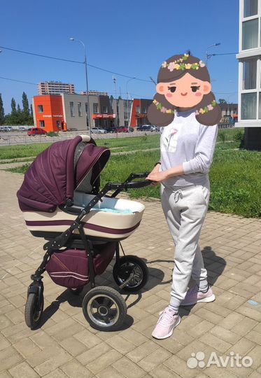 Коляска 2 в 1 adamex Mars 2