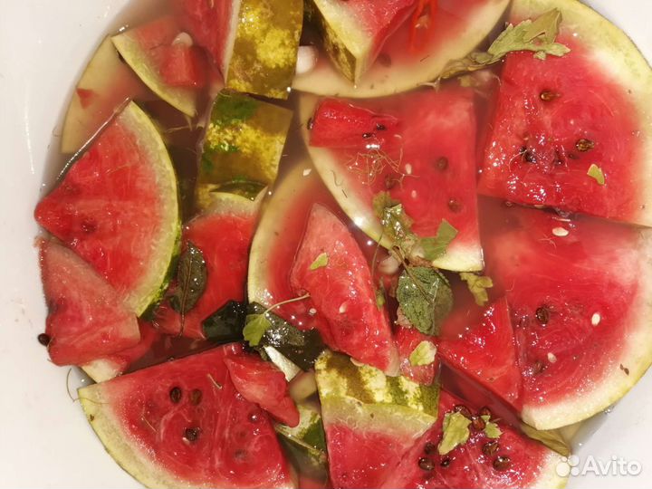 Арбузы соленые, маринованные. Бочковые соленья