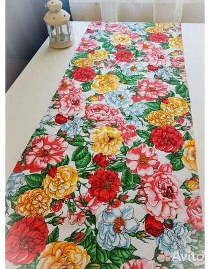 Скатерть,дорожка на стол, наволочка рогожка