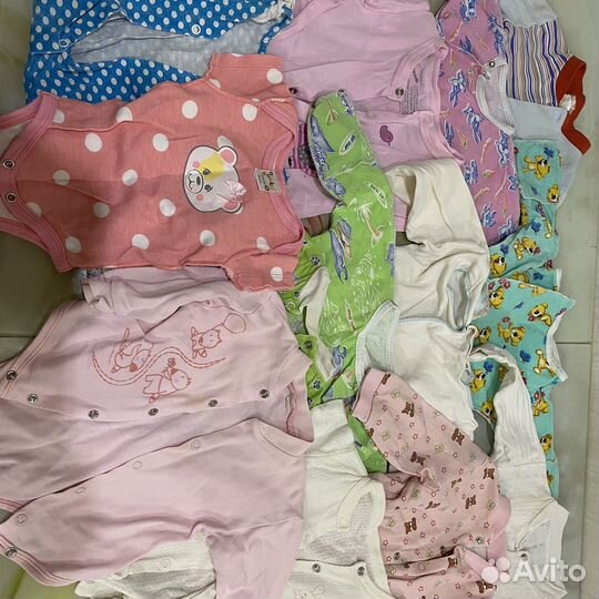 Детские вещи пакетом от 0 для девочки